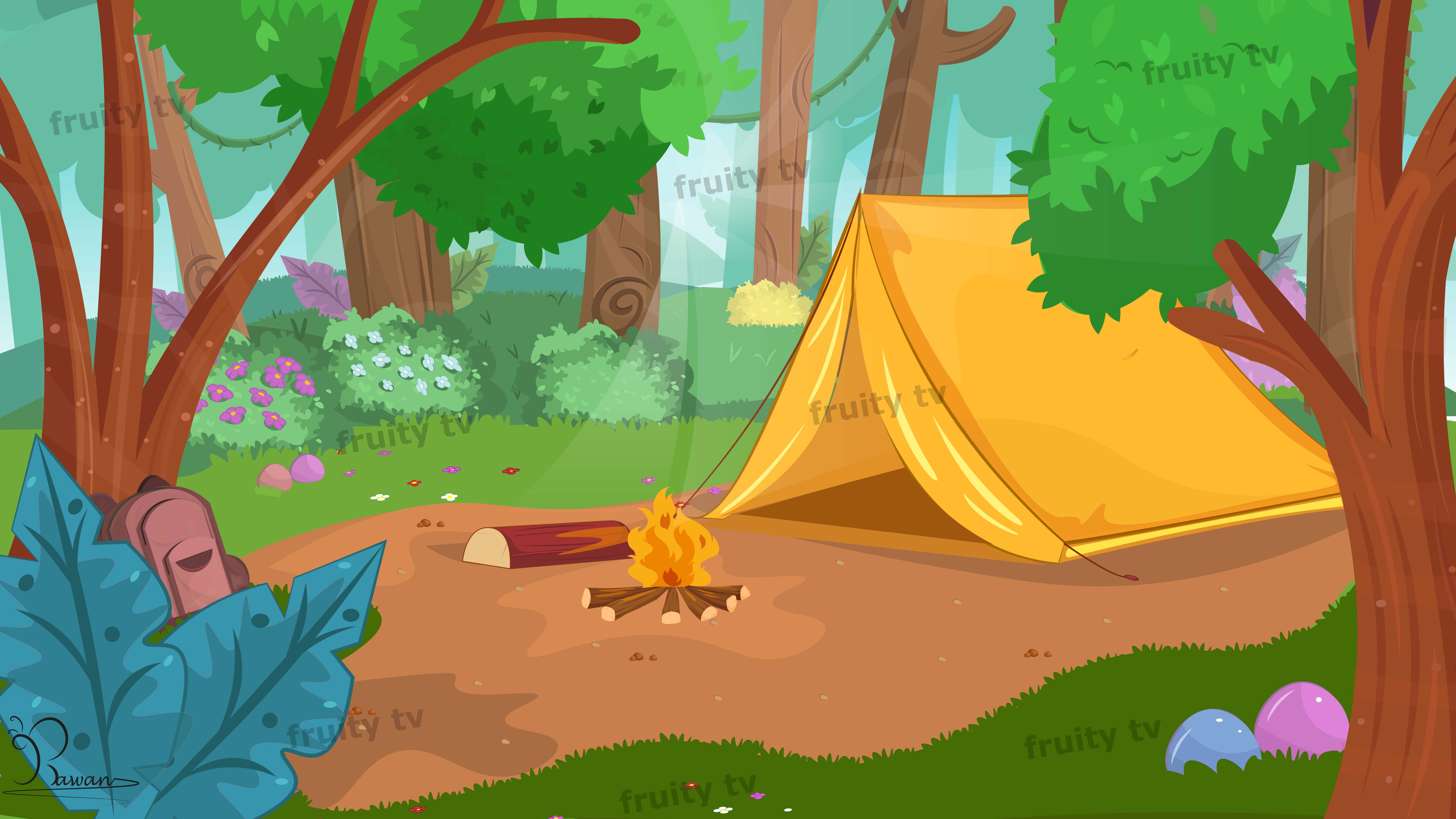 Camping scene